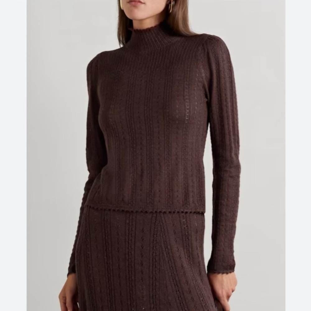 Doen Minou Turtleneck, Antique Walnut Color - NEVER WORN!
